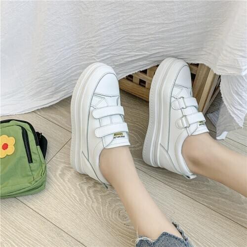 Women Shoes Platform sneakers Breathable Tenis Women sneakers Increase within Wedge Chunky sneakers Casual shoes girs U21-33