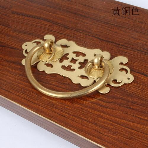 1pcs Antique furniture cupboard pull handles brozen color brass