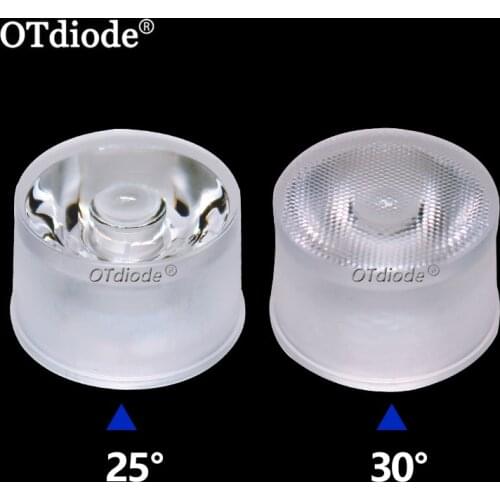 10PCS RGBW LED Waterproof Lens 21.8*14mm Integrated CREE Lenses 25 30 Degree for DIY 4W 12W RGBW Diode 8pins Stage Light lamp