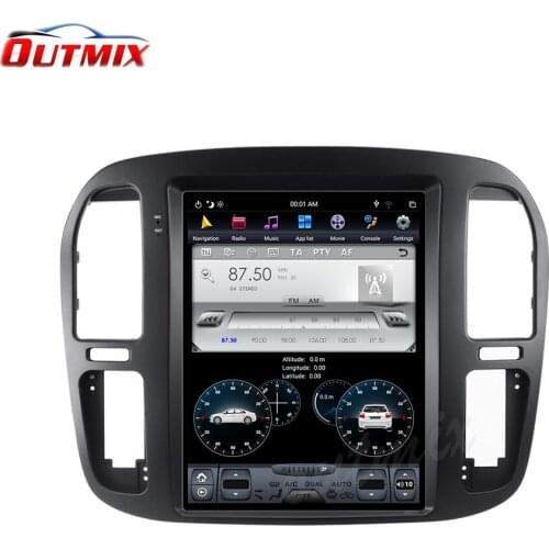 Android 9.0 64GB Tesla Screen Car Multimedia Player For TOYOTA LAND CRUISER LC100 Lexus LX470 1992-2002 Radio GPS Navi Headunit