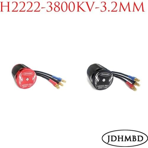 JDHMBD 450/L 3800KV-2222-3.2 / 3.5MM Brushless Motor for ALIGN Trex 450 AZLRC TAROT 450 3S Helicopter