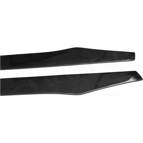 Universal Carbon Fiber Door Protector Chin Kit Guard Side Skirts Aprons for BMW M2 M3 M4 X5 X6 Universal Cars FRP