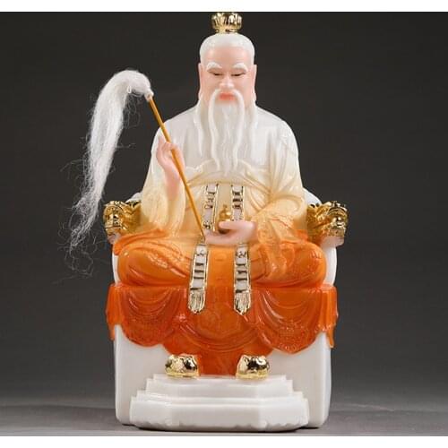 Buddhism Taoism figure Southeast Asia HOME Propitious Prosperity Dragon chair TAI SHANG LAO JUN BUDDHA God jade FENG SHUI statue