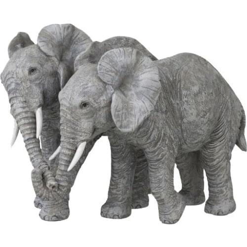 NORDIC STYLE CREATIVE ELEPHANT ARTS SCULPTURE ANIMAL FIGURINES RESIN CRAFTS HOME CABINET DECORATIONS LIVING ROOM R3057