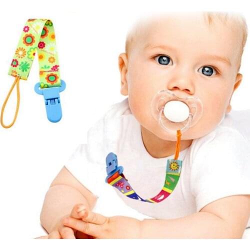 Baby Pacifier Clip Chains Safe Teething Chain Baby Teether Eco-friendly Pacifier Clips Baby Pacifier Teething Toy Pacifier Leash