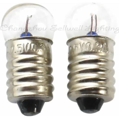 E10 G11 2.5v 0.3a Miniature Lamp Bulb Light A070
