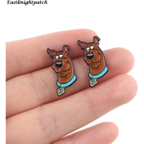 E2473 Fashion Cartoon Dog Earring Stud Earrings Women Girls Jewelry Birthday Gifts