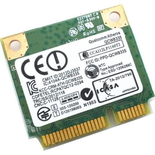 Card for Qualcomm Atheros QCWB335 wireless wifi Mini Card CN-0C3Y4J For Dell DW1705 sony samsung