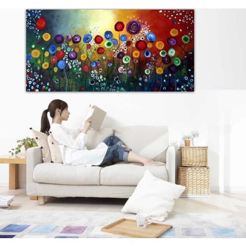 DONGMEI OILPAINTING Hand painted oil painting Home decoration High quality abstract art painting pictures Gift DM15031948