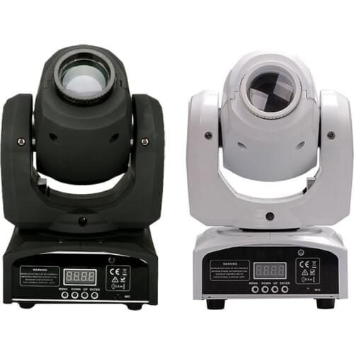 Mini 30W spot moving head luces black/white shell DMX led gobo moving heads club bar party disco show stage lighting dj lights