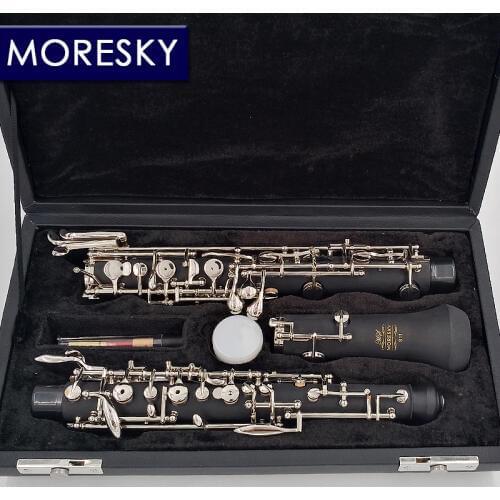 MORESKY Professional C Key Oboe Semi-automatic Style Cupronickel nickelplate MORESKY Oboe S11