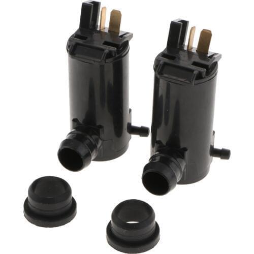 2 Pcs Plastic Front Rear Windshield Washer Pump Motor For 12V Auto Vehicles Dropshipping