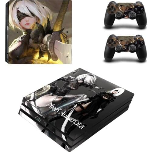 Neil Machinel Style PS4 Pro Skin Sticker for Sony Playstation 4 Pro Console & 2 Controllers Decal Vinyl Protective Skins Style 1