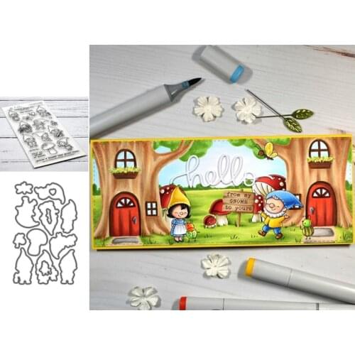 Doll New 2021 Metal Cutting Dies for Scrapbooking Mold Cut Stencil Handmade Tools DIY Card Make Mould Model Craft Decoration