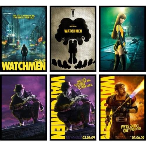 Watchmen Movie Home Decorative Painting White Kraft Paper Poster 42X30cm