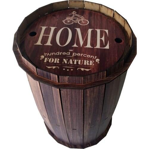 Practical Decor Brown Keg Coffee Table