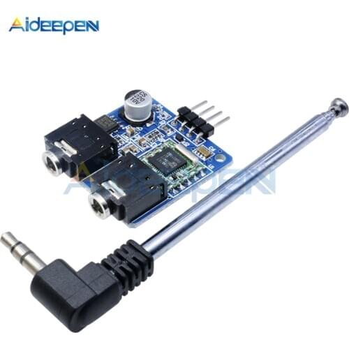 TEA5767 FM Stereo Radio Module For Arduino 76-108MHZ With Free Cable Antenna Reverse Polarity Protection Diode Filtering Sensor