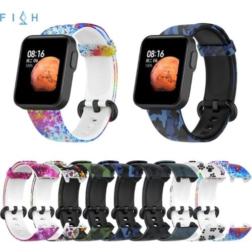 For -Xiaomi Mi Watch Lite Global Version Silicone Strap Replacement Colorful Wristband for Redmi Watch Mi Watch Lite Sma