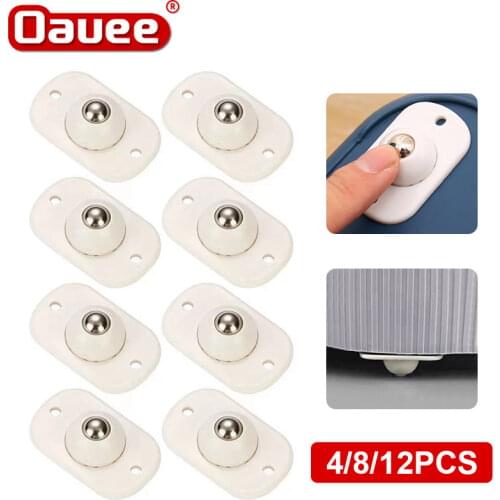 Paste Type Universal 4Pcs Adhesive Pulley Storage Can Self-adhesive Pulley Home No Noise No Scratches Box wheel casters office