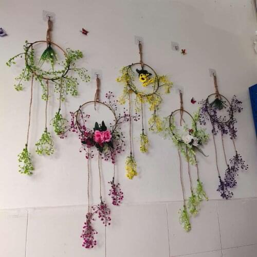 Straw Birds Nest Birds Nest Handmade Rattan Bird Utensils Swing Outdoor Hanging Tree Bird Standing
