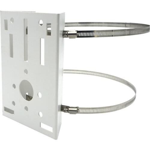 Steel Pole Mount Bracket with Mounting hoop for Hikvision AHD IP Cameras CCTV Security Camera Surveillance Video Accessories
