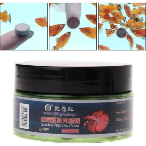 Fish Food Tablet Spirulina Algae Aquarium Pills Fish Tank Tropical Catfish Wafer