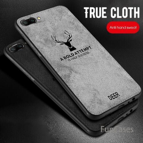 Fabric Vintage TPU Case For Huawei Mate 10 Pro P20 Lite P10 Plus Pro 20 Lite Nova 3i 3 For Honor 6C Pro Cloth Cover Coque