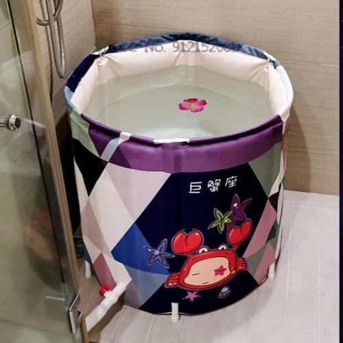 Twelve Constellations Bathtub Adult Folding Bathtub Household Large Children Bathtub Bathtub