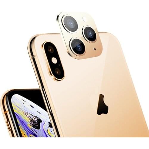 Camera Lens Protector Full Cover Case For iPhone X Xs Max Seconds Change iPhone 11 Pro Max Aluminum Sticker