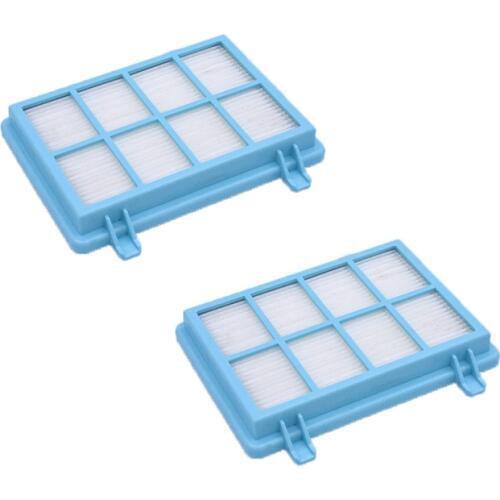 2 Pcs Hepa Filter For Philips Power Pro Compact FC9331/09 FC9332/09 FC8010/01 Vacuum Cleaner Accessories Post Blue Filters