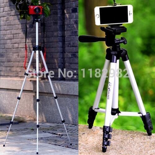 2in1 1 set WEIFENG WT3110A 3-Way Camera Tripod Bag + Phone holder For Canon For Nikon D7100 For iPhone6 6p 5s 4s for Samsung