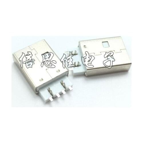 30pcs/USB Socket A male seat Plug 180 degrees A male seat USB Socket Socket USB Interface