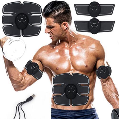 EMS Wireless Muscle Stimulator Trainer Exerciser Device Loss Weight Slimming Training Massager Electric Belly exercises Machine