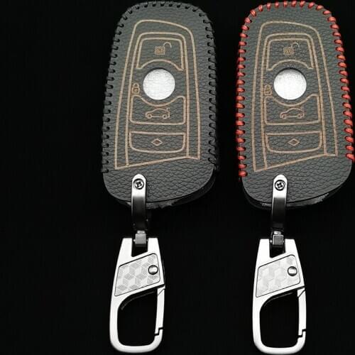 For BMW 520 525 f30 f10 F18 118i 320i 1 3 5 7 Series X3 X4 M3 M4 M5 New Style Soft Leather Car Key Case Protection Cover