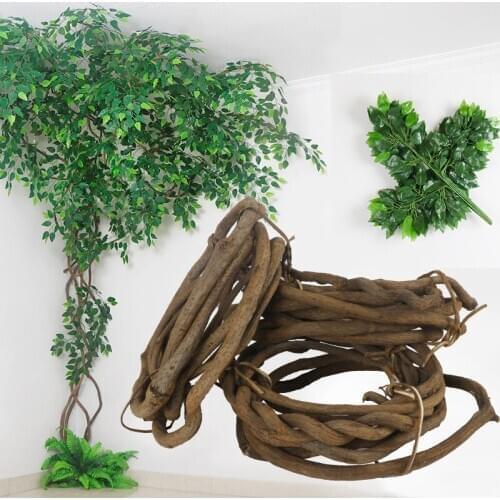 True Rattan artificial plants tree leaf Hanging wall ivy fake plants home decor home decoration accessories Low Price Sale
