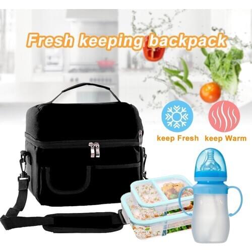 8L Insulated Lunch Bag Box for Women Men Thermal Cooler Tote Food Picnic Box