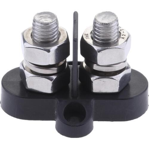 10mm Junction Block Power Post Dual Insulated Terminal Stud with Spacer