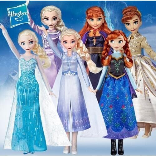 Hasbro Disney princess frozen Elsa Anna dolls, Olaf Magical Swirling Adventure Fashion Doll by 2 Movie hot sale