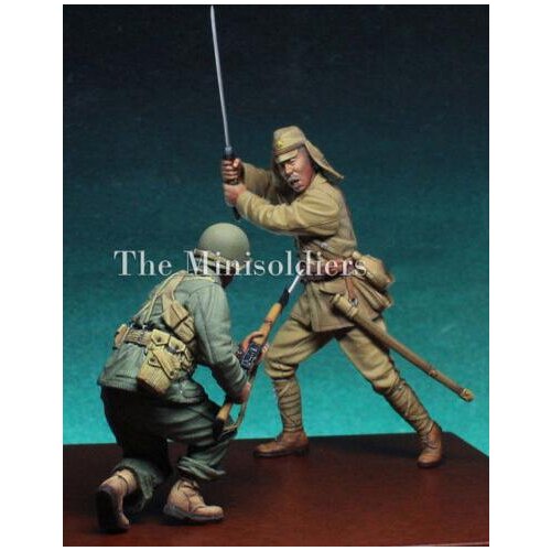 1/35 Scale Resin Figure WWII Pacific Battlefield