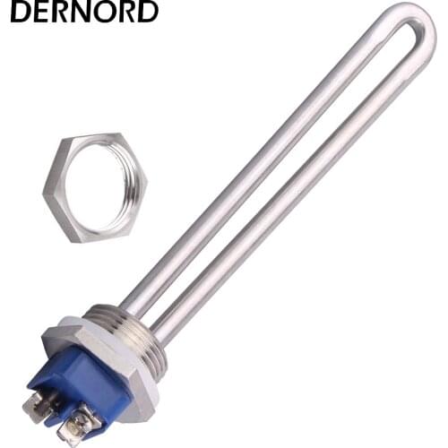 120v 1000w Immersion Electric Heater Element Boiler Water Heater Tube with 1 Inch NPT Thread