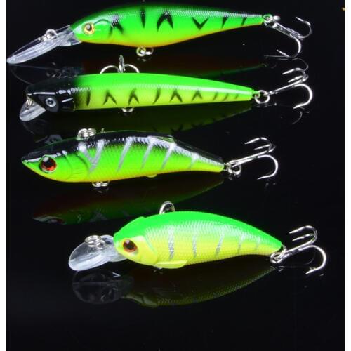 New Set Mixed 4pcs/Lot Good Quality Fishing Lure 4 Models Crankbait Bait Artificial Make Fish Baits Wobbler Fishing Tackle