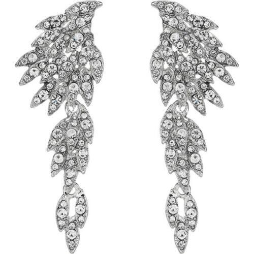 Earring Long Fashion Silver Color Earrings for Women Long Drop Earrings 2018 Jewelry Pendant Statement Hanging Bijoux Earring