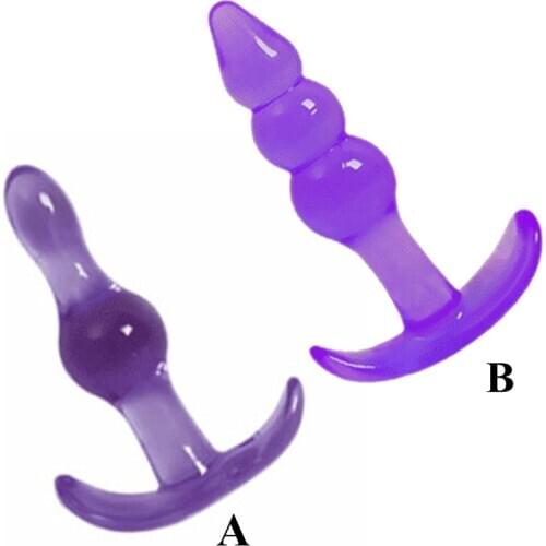 Silicone Mini Soft Jelly Finger Anal Toys Butt Plug Prostate Massager Anal Bullet Stimulating Sex Toys for Couples GS0031/GS0033