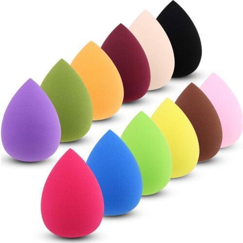 10pcs/pack Makeup Sponge Powder Puff Soft Base Sponges for Lady Makeup Sponge High Quality Cosmetic Puff Random Colors