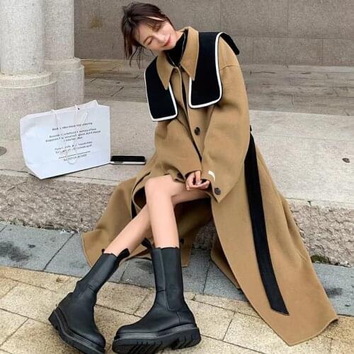 Женские синие пальто Xiangyihui China At AliExpress