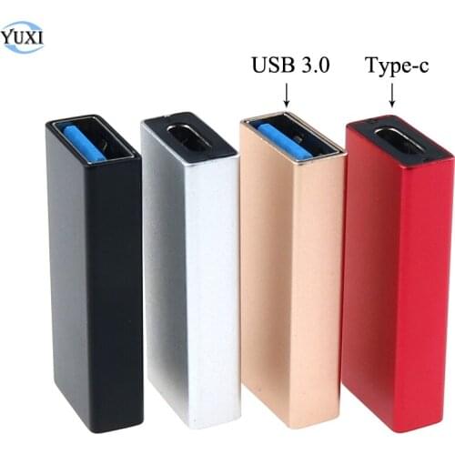 YuXi USB 3.0 Type-C OTG Cable Adapter Type C USB-C Female to Female Converter for Samsung Xiaomi Huawei USB Disk Flash