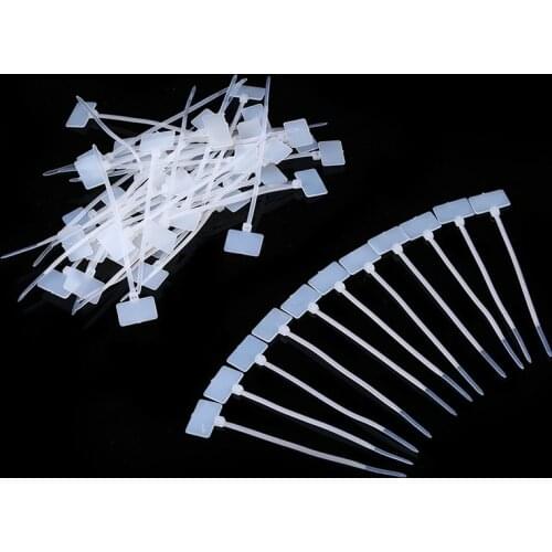 100pcs Muti-purpose Cable Ties Nylon Tie Tags Self-Locking Network Cable Zip Trim Wrap Loop Wire Straps Label Wiring Accessories