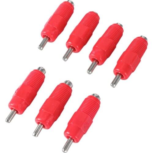100 Products Red Nipple Chicken waterer Quail feeders Steel columns Birds Drinker Farm Equipment