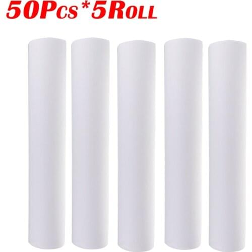 250PCS Disposable Waxing Massage Bed Table Covers Bed Sheets Salon Spa Bed Cover Roll Tattoo Supplies White 50x70cm