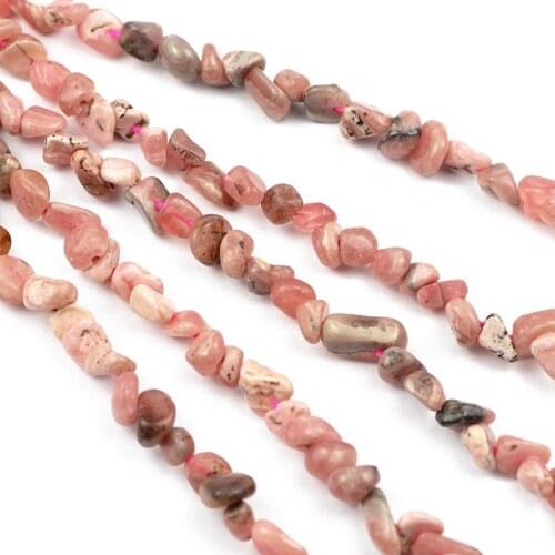 4-8mm Irregular Argentina Rhodonite Stone Beads Natural Loose Beads For Jewelry Making DIY Earrings Bracelets Accessories 15